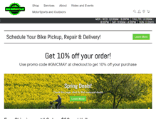 Tablet Screenshot of greenmtncyclery.com
